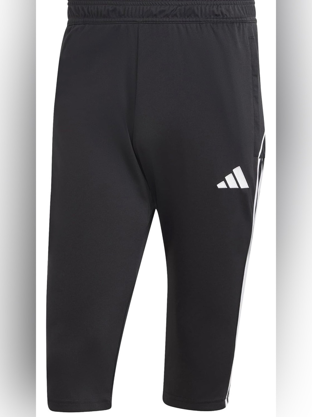 Adidas Men’s Plus/Tall Black Athletic Tiro 23 League 3/4 Pants, Soccer.3XT2. R9C